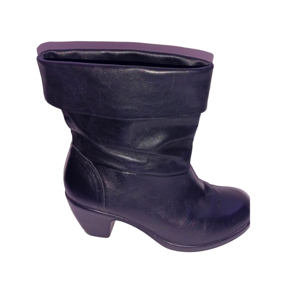Dansko Cuffed Boot Black 10